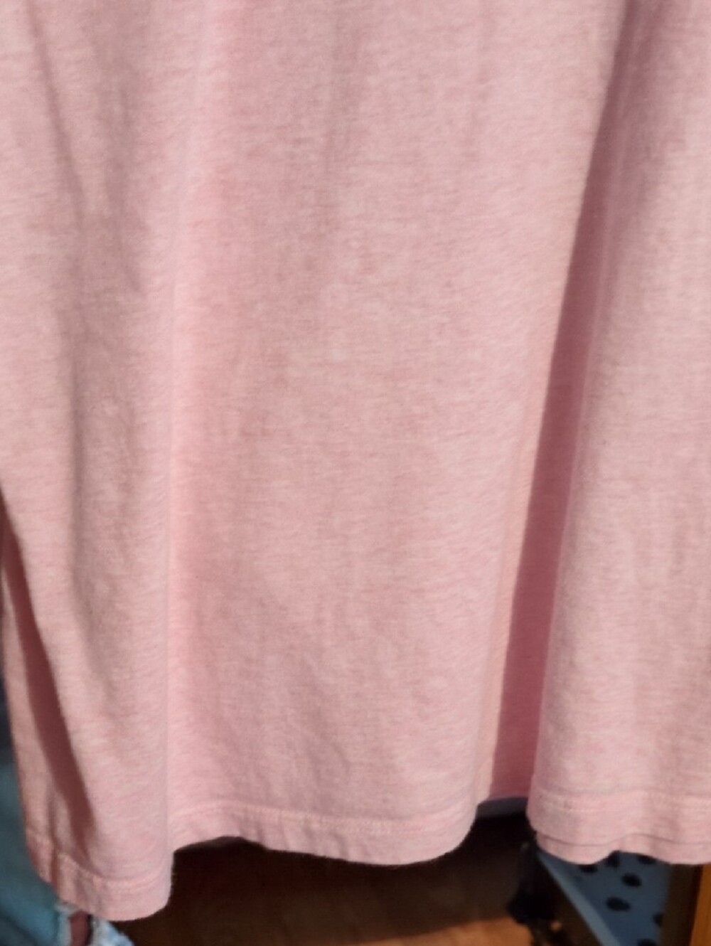 Tommy Hilfiger Pink Ruffle Henley Top - Picture 6 of 7